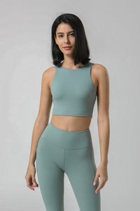 New Nude Yoga Women's High Waist Pocket Fitness Suit