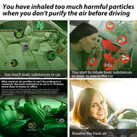 Room Car Air Purifier Cleaner HEPA Filter Remove Odor Dust Mold Home Allergies