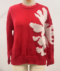 Christmas 3D Floral Crewneck Sweater - Personalized Holiday Pullover