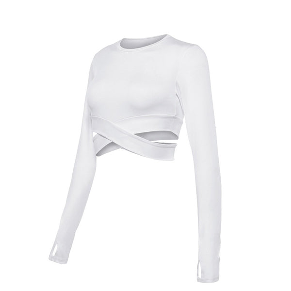 Long-sleeved fitness training yoga Top