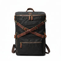 Men's Vintage Leather Canvas backpack