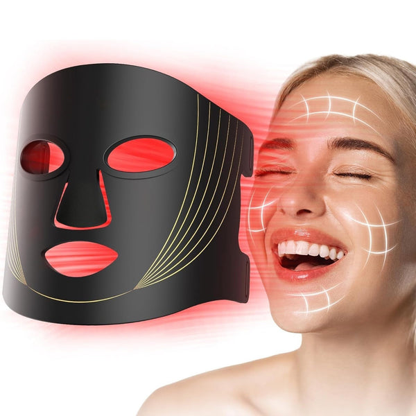 Silicone LED Photon Face Mask for Facial Beauty and Skin Care
