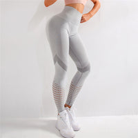High-Waist Pattern Yoga Pants - Premium Activewear