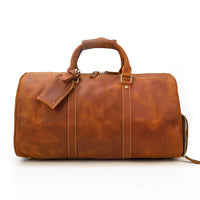 Leather Travel Retro Duffel Bag