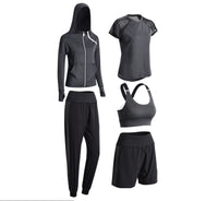 Fall Winter Loose Net Celebrity Sexy Slimming Gym Quick-Drying Running Yoga Wear