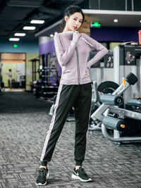 Fall Winter Loose Net Celebrity Sexy Slimming Gym Quick-Drying Running Yoga Wear