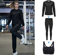 Women's Round Neck Long Sleeve Loose Sweat Suit