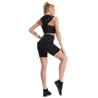 Women's Tight Sports Shorts Two-Piece Summer Activewear Set