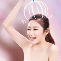 Electric Scalp Massager with 8-Claw Vibration Head