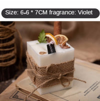 Smokeless Pastoral Scented Candles Natural Environmentally Friendly Plant Essential Oil Fragrance