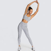 Kickback solid color yoga suit