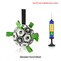 Interactive Dog Football Toy Soccer Ball Inflated Training Toy For Dogs