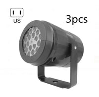 LED Christmas Snowflake Projector - 16 Patterns Indoor/Outdoor