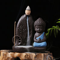 Little Monk Aromatherapy Incense Burner - Zen Tea Pet Decor