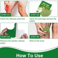Argy Wormwood Knee Plaster Self-heating Analgesic Skin care lotion Exercise Fitness Joint Care
