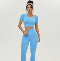 Women’s Color Block Yoga Set