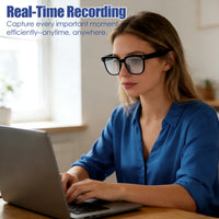 AI Smart Glasses with Camera & Audio