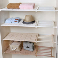 Wall-Mounted Kitchen Storage Rack - Adjustable Closet Organizer Shelf