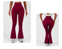 High Waist Flare Leggings for Yoga and Fitness