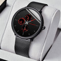Men's Mesh-band Quartz Casual Business Luminous Watch