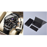 Men's Moon Phase Chronograph Watch - Multi-Function Luxury Timepiece