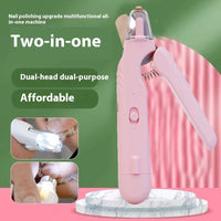 2-in-1 LED Pet Nail Clippers for Dogs & Cats