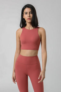 New Nude Yoga Women's High Waist Pocket Fitness Suit