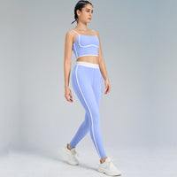 Sports Yoga Suit Two-piece Set Nude Feel Double-sided Sanding Outdoor