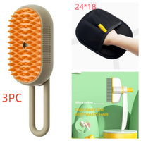Cat Steam Brush Pet Hair Removal Comb