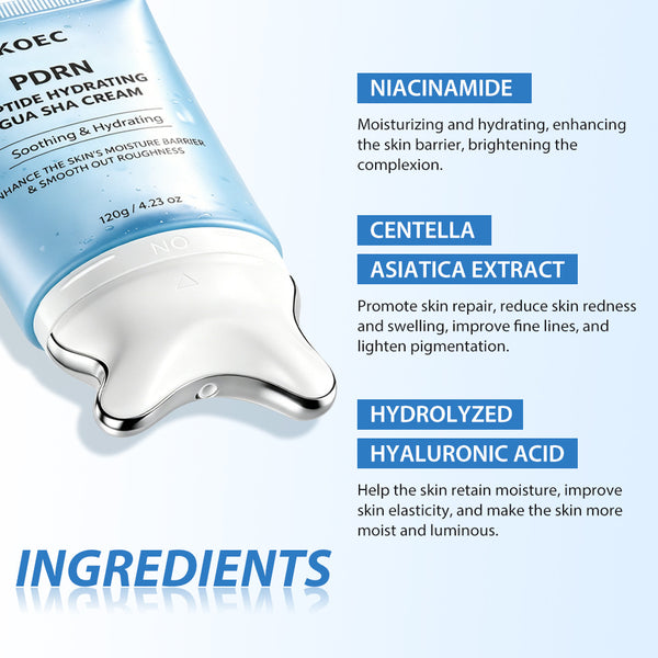 Jelly Gel Moisturizing Gua Sha Face And Neck Cream