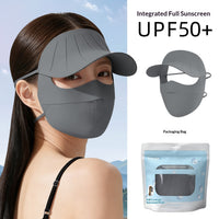 Summer Sun-Protective Face Mask Womens Full-Face