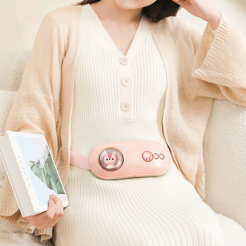 Smart Heat Therapy Belt with Vibration Massage and App Control