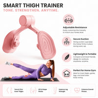 Portable Thigh Trainer for Lower Body Strength and Toning