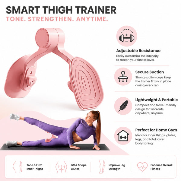 Portable Thigh Trainer for Lower Body Strength and Toning