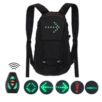 Remote-Control LED Safety Backpack for Cycling & Night Running