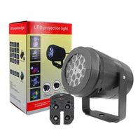 LED Christmas Snowflake Projector - 16 Patterns Indoor/Outdoor