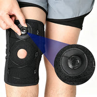 Spring Knob Knee Brace, Adjustable Compression Knee Support With Dual Spring Bars, Patella Stabilizer For Running Basketball Hiking Fitness Joint Protection
