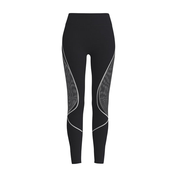 Women's Color Matching Mesh High Waist Yoga Pants