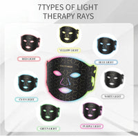 LED Silicone Multicolor Photon Therapy Rejuvenating Facial Mask