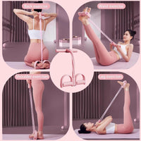 6 Tube Pedal Resistance Band for Full Body Fitness Training