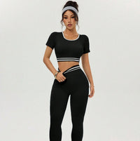 Women’s Color Block Yoga Set