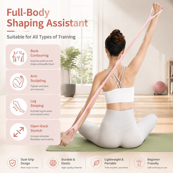 Figure 8 Resistance Band – Elastic Stretching Rope for Home Workouts