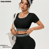 Women’s Color Block Yoga Set