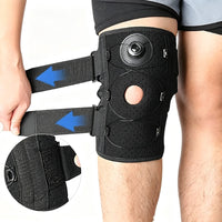 Spring Knob Knee Brace, Adjustable Compression Knee Support With Dual Spring Bars, Patella Stabilizer For Running Basketball Hiking Fitness Joint Protection