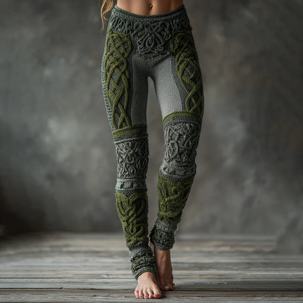 Retro 3D Digital Print Women's Casual Sports Pants