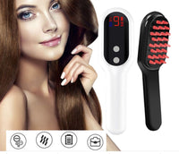 Electric Scalp Massager & Hair Growth Comb with Red & Blue Light Therapy