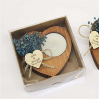 Personalized Wedding Scented Candles With Engraved Names