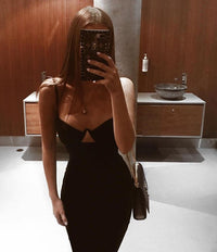 Sling Back Slim Dress