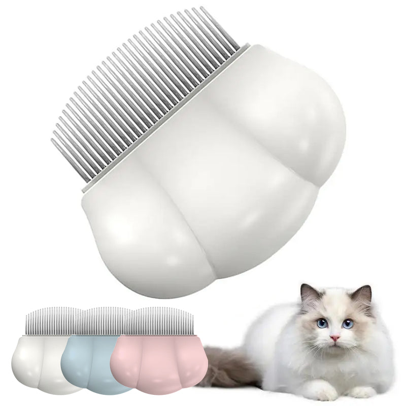 Comfort Handle Pet Flea Removal Brush for Dogs & Cats