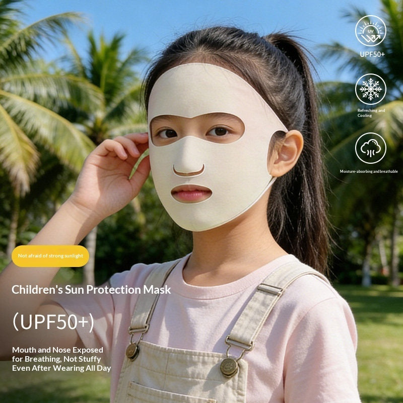 Children's Sun-protection Face Mask For Summer